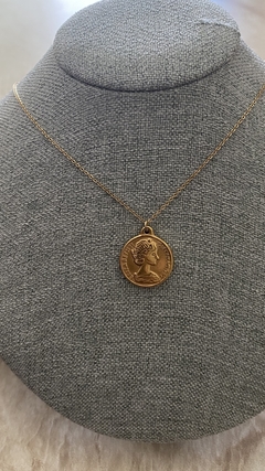 Collar dije moneda