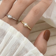 Anillo perla incrustación - comprar en línea