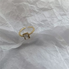 Anillo zircón cuadrado - comprar en línea