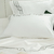 Jogo de cama bordado 100% algodão com monograma personalizável