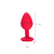 Plug Anal em silicone - Formato de Rosa - Tamanho M - comprar online