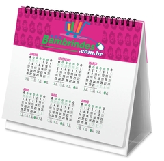 Calendario de mesa 2024 wire-o - personalização TOTAL