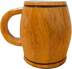 Caneca de Madeira 400 ml