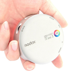 Godox Round Mini RGB LED Luz magnética (Plata) R1 SILVER en internet