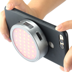 Godox Round Mini RGB LED Luz magnética (Plata) R1 SILVER - tienda online
