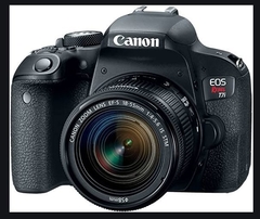 Canon EOS Rebel T7i Kit 18-55 Is Stm - comprar online