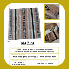 MATRA 100% LANA DE OVEJA PATAGONIA / MATRA 100% SHEEP WOOL PATAGONIA