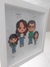 Quadro Personalizado - até 7 bonequinhos