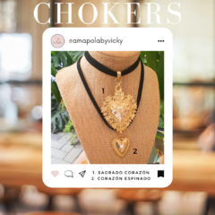 CHOKERS SAGRADO CORAZÓN