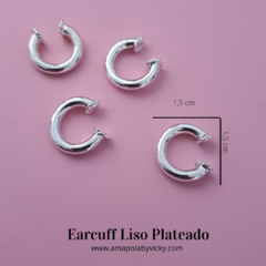 EARCUFF LISO PLATEADO - comprar online