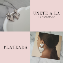 ARETES DOBLE CORAZÓN - comprar online