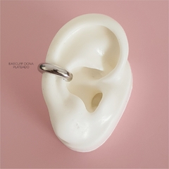 EARCUFF DONA PLATEADO