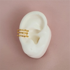 EARCUFF 3 HILOS DORADO - comprar online