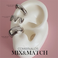 EARCUFF DONA PLATEADO - comprar online