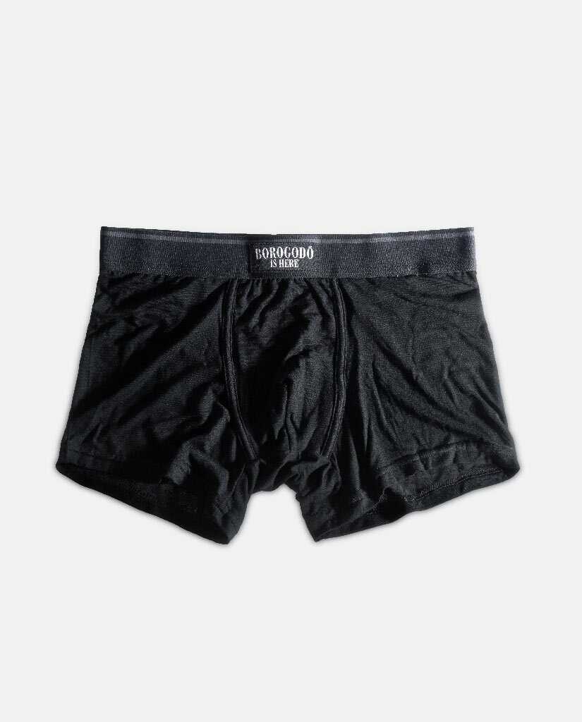 Underwear Bamboo Boxer Briefs - Black - Borogodó Is Here™