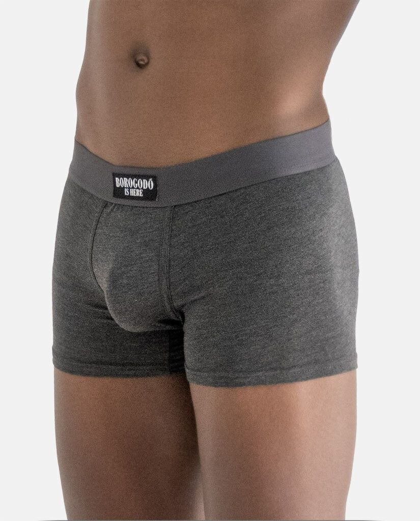 Underwear Bamboo Boxer Briefs Two Pack - Gray - Borogodó Is Here™