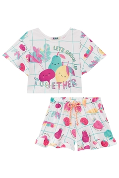 Blusa Cropped e Short - Kukiê - Loja Moda bebê e Infantil - Puku Kids Store