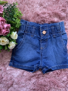 Short Menina Paperbag Jeans