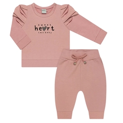 Conjunto Baby Sweet Heart - Loja Moda bebê e Infantil - Puku Kids Store