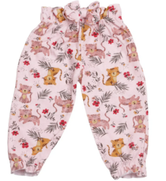 Conjunto Estilinho Manga Longa Oncinha + Mijão Liso - Loja Moda bebê e Infantil - Puku Kids Store