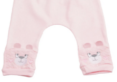 Conjunto Baby Gijo Moletom Estampa Ursa Capuz + Calça