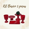Kit Boleiras e bandejas em acrílico (kit básico) 5 peças