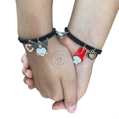 Pulsera Kuromi Y My Melody Amor Amistad Pareja Duo Con Imán - tienda en línea