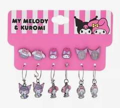 Set De Aretes Kuromi My Melody Sanrio