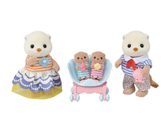 Familia Nutrias Marinas - Sylvanian Families