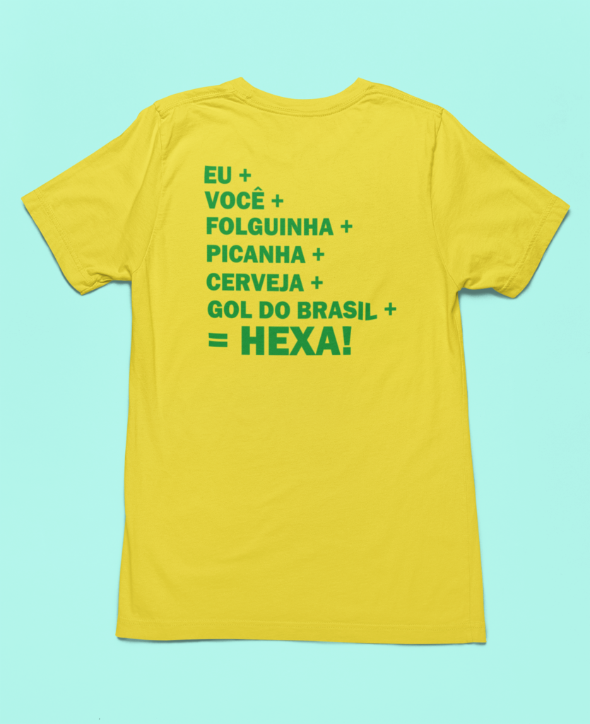 Brazil Craque do Hexa Yellow T-Shirt
