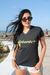 T-shirt Casual Feminina Estampa Dreamer Neon - comprar online