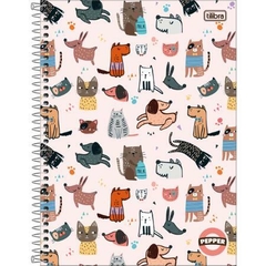 Caderno 10 Matérias Feminino Pepper | Tilibra - comprar online