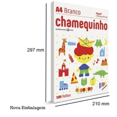 Chamequinho A4 Branco 100 Folhas