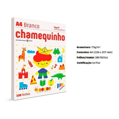 Chamequinho A4 Branco 100 Folhas - comprar online