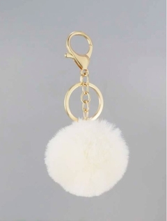 Chaveirinho Pompom Branco - comprar online