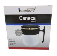 Caneca Inox com Tampa Cinza 350 ml | Inter Ponte