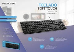 Teclado Soft Touch | Multilaser - comprar online