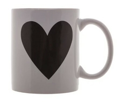 Caneca de Porcelana Color Big Heart na internet