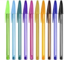 Caneta Esferográfica 10 Cores Bic Cristal Fashion - comprar online