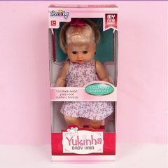 Bonece Yukinha Baby Hair - Nova Toys na internet