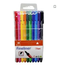 Kit Canetas Fineliner 10 cores