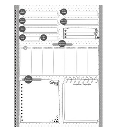 Caderno 10 Matérias Billy BallsFeminino | São Domingos - Ribas Papelaria e Presentes