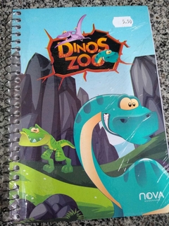 Caderno Dinos Zoo 96 Folhas 140mm x 200 mm | Nova Cadernos - comprar online