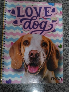 Caderno Love Dog 10 Matérias | Nova Cadernos