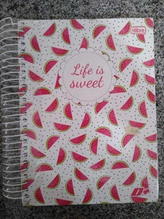 Caderno Life Is Sweet 20 Matérias | Tilibra