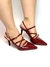 Andreia - Scarpin Slingback Bico Fino em Verniz Vermelho Cereja - comprar online