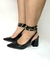 Imagem do Manuela - Scarpin Slingback Preto com Detalhe de Tachas e Amarração