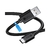 CABLE USB A MICRO USB 1HORA CAB186 NEGRO