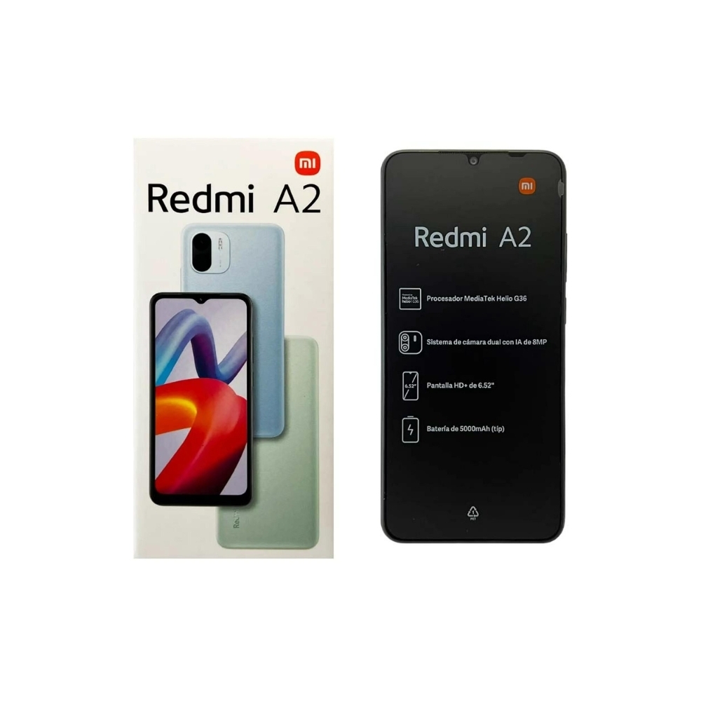 Celular Xiaomi Redmi A2 32/ 2gb Ram 8mp/5mp 6.52 Negro