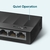 SWITCH TP-LINK LS1005G 5 PUERTOS NEGRO - CENTRALNET